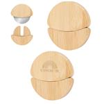 HH75032 Bamboo Pizza Cutter With Custom Imprint